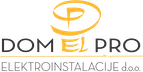 Logotip Dom El Pro, Elektroinstalacije, D. O. O.