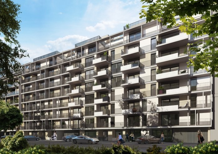 Modenapark stanovanjski blok Dunaj